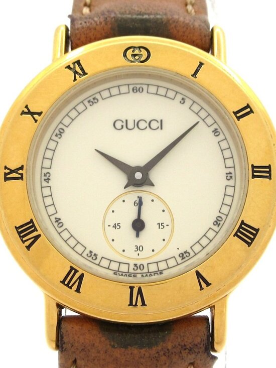 GUCCI 3000.2.L 0****** Brown Women\'s Wrist Watch main image 12